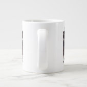 Asiatische Kunst mit Lotusblätter Motiv ジャンボコーヒーマグカップ (裏面)