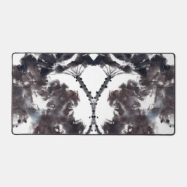 Asiatische Kunst mit Lotusblätter Motiv デスクマット