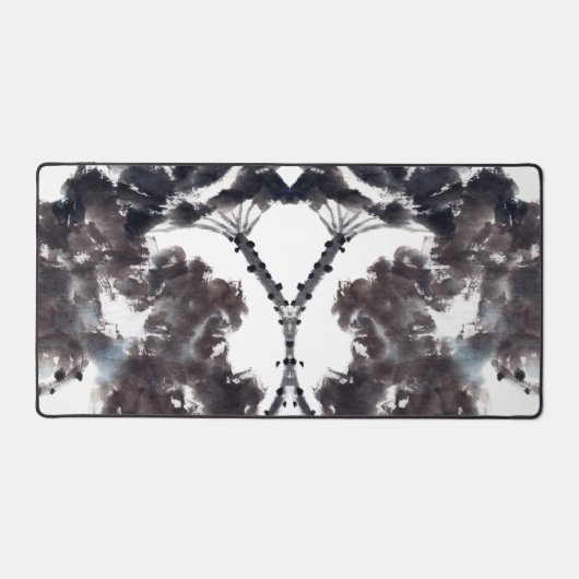 Asiatische Kunst mit Lotusblätter Motiv デスクマット (正面)