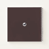 Asiatische Kunst mit Lotusblätter Motiv ノートブック (裏面)