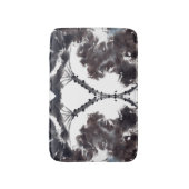 Asiatische Kunst mit Lotusblätter Motiv バスマット (正面縦)