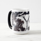 Asiatische Kunst mit Lotusblätter Motiv モーフィングマグカップ (正面左)