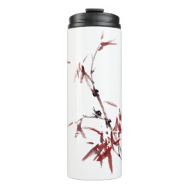 Asiatische Kunst mit Schnecke und Rotem Bambus タンブラー