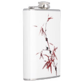 Asiatische Kunst mit Schnecke und Rotem Bambus フラスク (右)