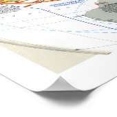 " Asien: 1937/45 - Geschichtskarte v. Pazifikkrieg ポスター (角)