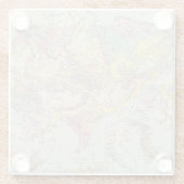 Asien uのユーロパ-アジアおよびヨーロッパの地図書の地図 ガラスコースター (裏面)