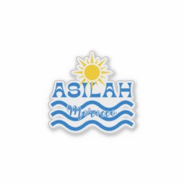 ASILAHモロッコ – 太陽の波 シール