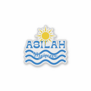 ASILAHモロッコ – 太陽の波 シール