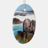 Asilomar Beach, Monterey, California, USA セラミックオーナメント (右)