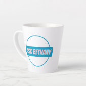 Ask Bethany Latte Mug カフェラテマグ (左アングル)