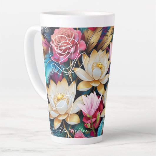 Ask For A Sign-Latte Mug カフェラテマグ (左アングル)