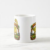 Ask Me About Brontosaurus | Hot Chocolate | コーヒーマグカップ (中央)