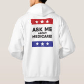 Ask Me About Medicare – Pullover Hoodie パーカ (裏面)