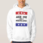 Ask Me About Medicare – Pullover Hoodie パーカ (正面)