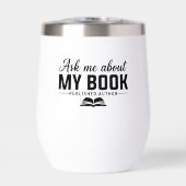 Ask Me About My Book Published Author Writer (正面)