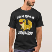 Ask Me About My Leopard Gecko Lizard Tシャツ (正面)