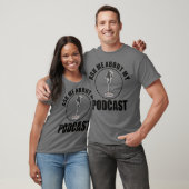 Ask Me About My Podcast Owner Host Cute Mic Tシャツ (ユニセックス)