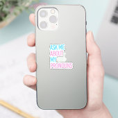 Ask me about my pronouns シール (スマートフォン)