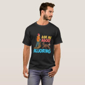 Ask Me About My Skijoring Sled Dogs Mushing Sled D Tシャツ (正面フル)