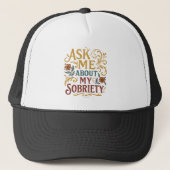 Ask Me About My Sobriety -  キャップ (正面)