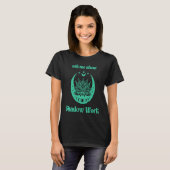 Ask Me About Shadow Work New Age Meditate Lotus Fl Tシャツ (正面フル)