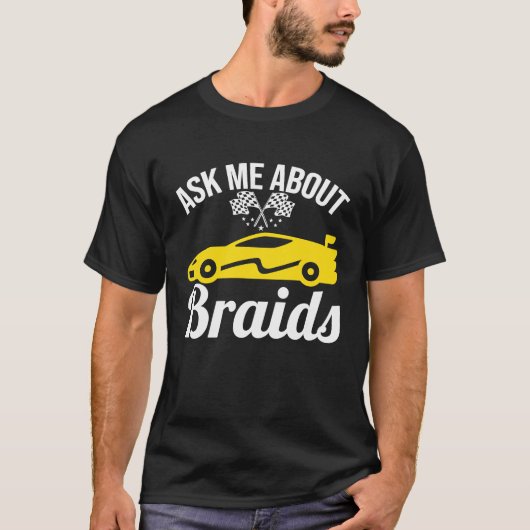 Ask ME About Slot Cars Tシャツ (正面)