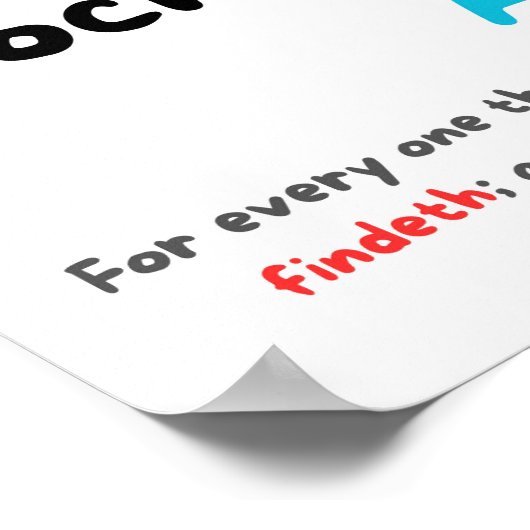 Ask Seek Knock ポスター (角)