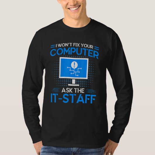 Ask The It Staff Cyber Warrior & Security Expert 1 Tシャツ (正面)