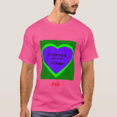 Ask TjGibney The MUSEUM Zazzle Template Tシャツ (正面)