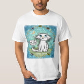 Ask You Scraggles 猫 Tシャツ (正面)