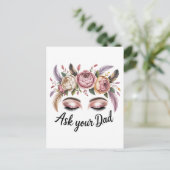 Ask Your Dad 案内ポストカード (スタンド正面)