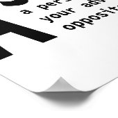 Askholes – 皮肉な辞書の定義 ポスター (角)