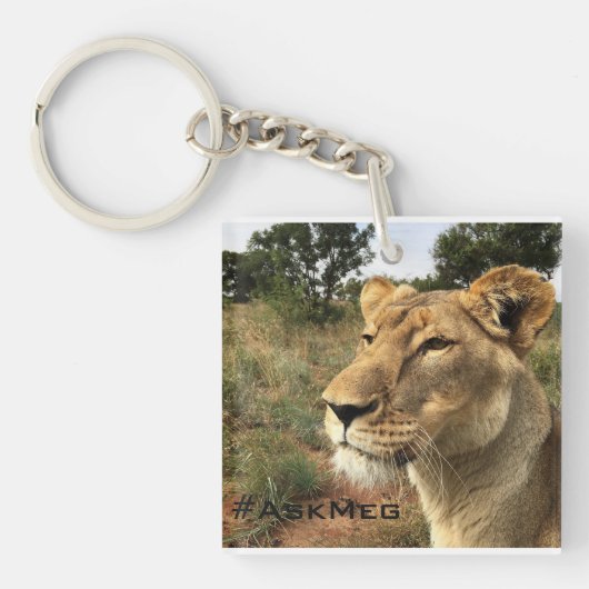 #AskMegのキーホルダー キーホルダー (正面)