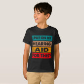 ASLおもしろいろうプライド認識度手話ハリン Tシャツ (正面フル)