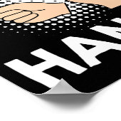 Aslがハンズアメリカン手話1 ポスター (角)