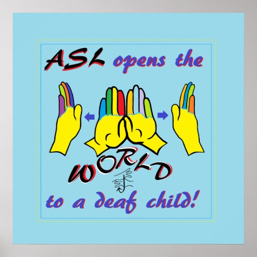 ASLが世界を開く ポスター (正面)