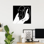 ASLが君の手でそれを言う ポスター (ホームオフィス)