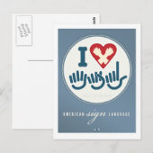 ASLが大好き ポストカード (正面/裏面)