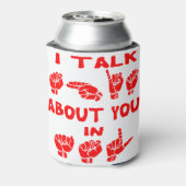 ASLで***の事を#USAPatriotGraphics 缶クーラー (缶裏面)