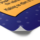 ASLのいけな学生のための素敵なリスト。 ポスター (角)