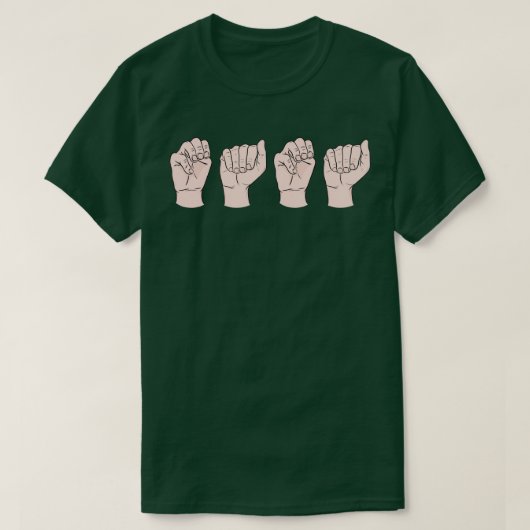 ASLのママ Tシャツ (デザイン正面)