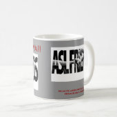 ASLの友人のグループジャワ コーヒーマグカップ (正面右)