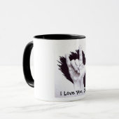 ASLの署名:  私はのパパ愛します! マグ (正面左)