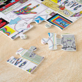 ASLの芸術のメドレー ジグソーパズル (側面)