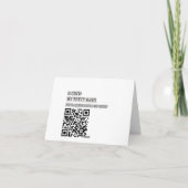 ASLの落書き緑のDamasのクリスマスのためのL無し赤 シーズンカード (裏面)