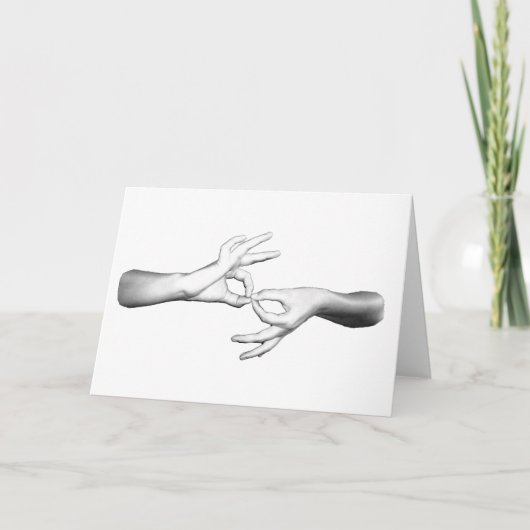 ASLの通訳 カード (正面)