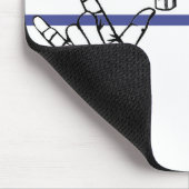 ASLはマウスパッドblkおよび青を揺すります マウスパッド (コーナー)