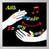 ASLは目に音楽だ! ポスター (正面)