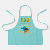 ASLは私の超大国 エプロン (正面)
