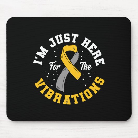 ASLろう者のバイブレーションのためにここにいる マウスパッド (正面)